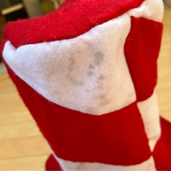 Dr. Seuss Tall Red White Striped Cat In The Hat Top Hat - Picture 4 of 7